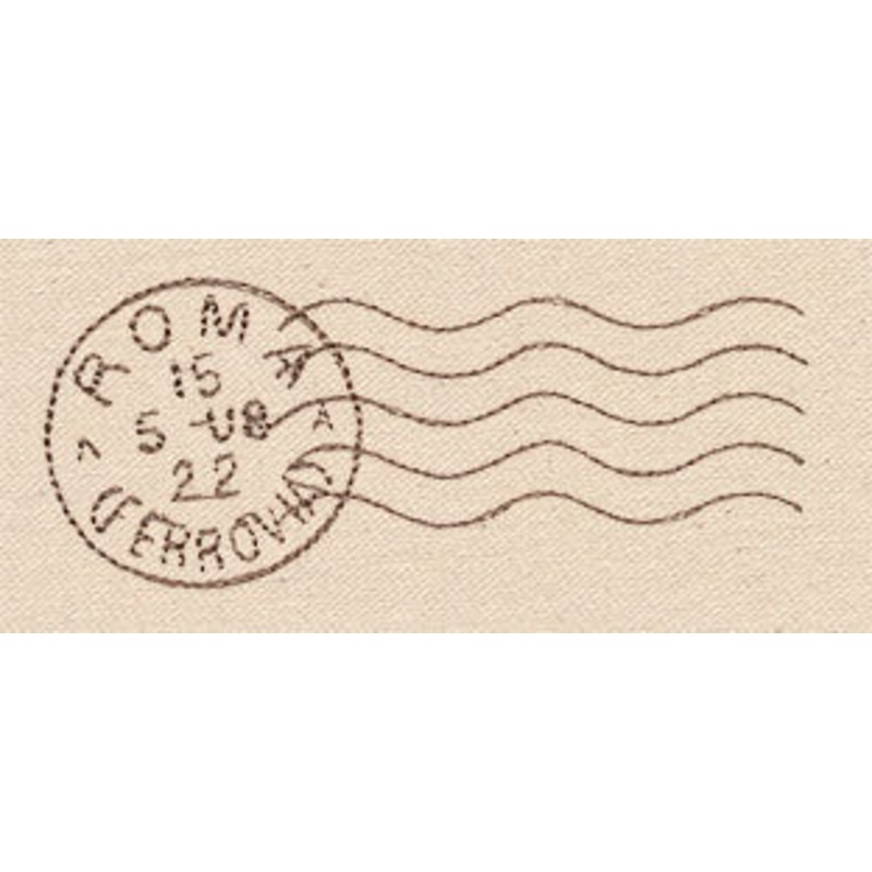Passport to Italy – Postmark|1.54″ x 3.86″ / 39mm x 98mm