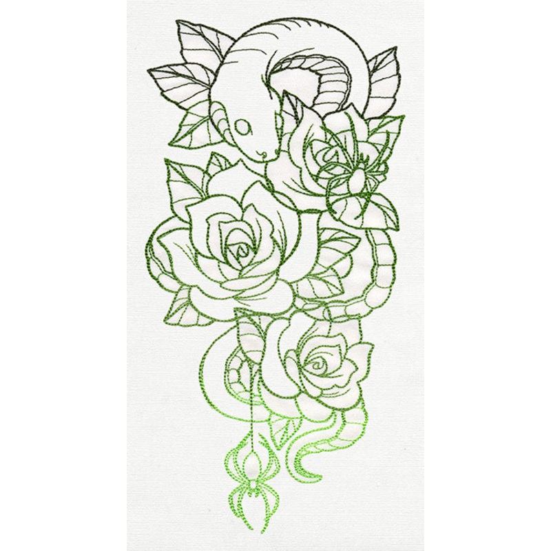 Spooky Snake Sleeve|9.41″ x 4.84″ / 239mm x 123mm