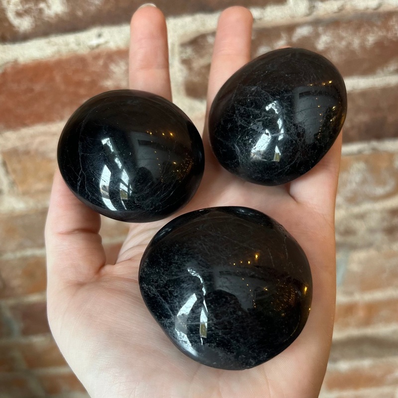 Black Tourmaline Palmstone