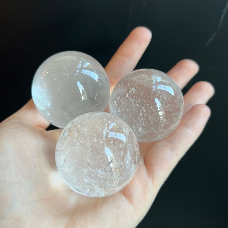 Clear Quartz Sphere|~135g (4838)|170g (4927)