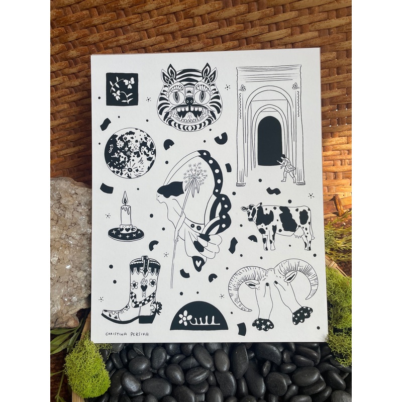 Flash Sheet III Print