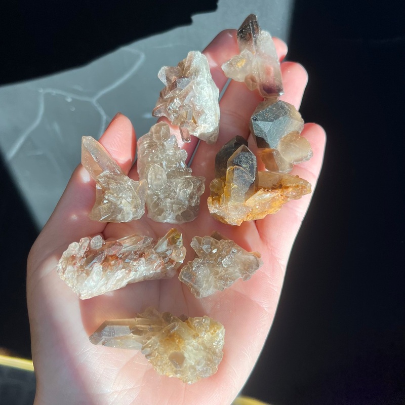 Smoky Quartz Cluster