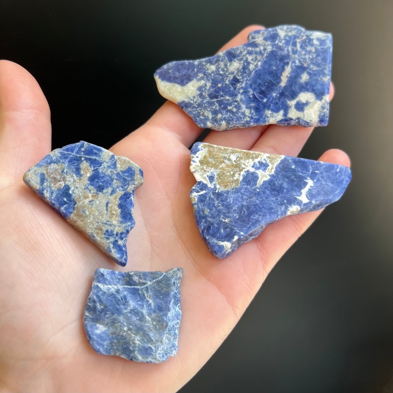 Sodalite Slab|$3 small|$7 large|$5 medium