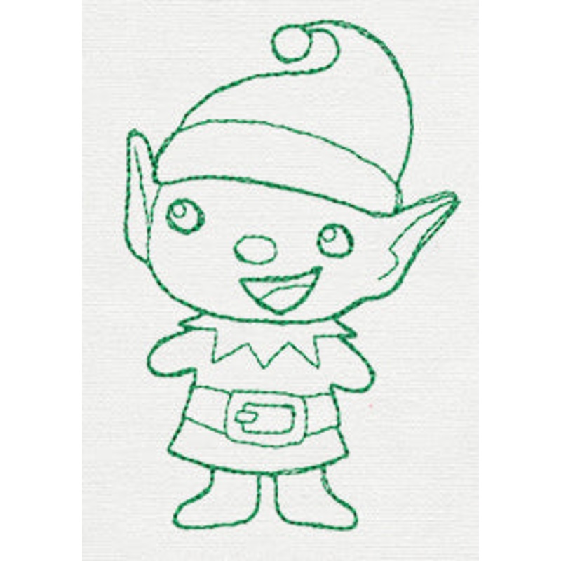Christmas Friends Border – Elfie