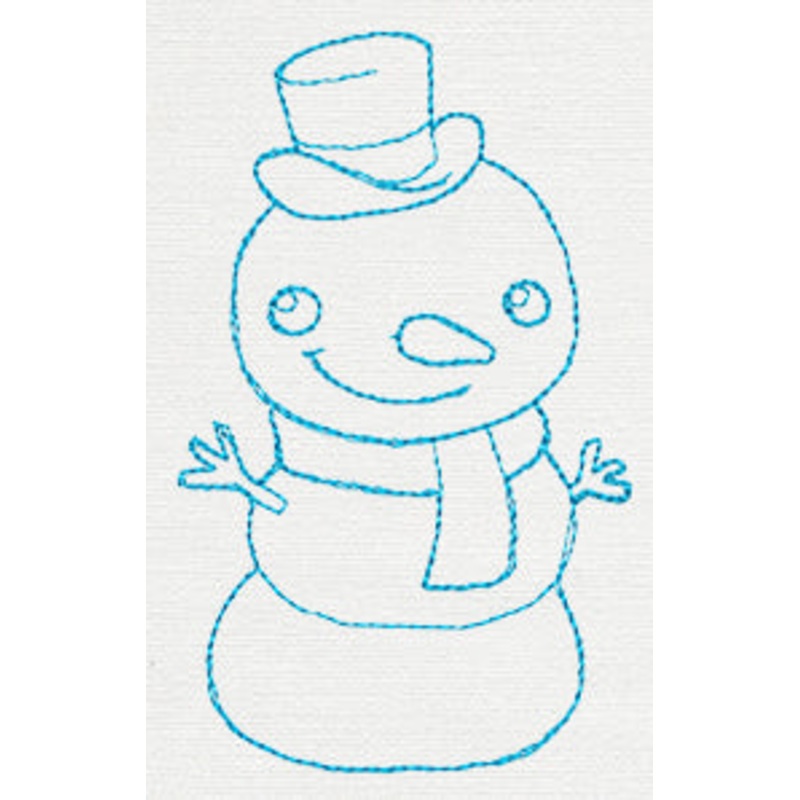 Christmas Friends Border – Frosty