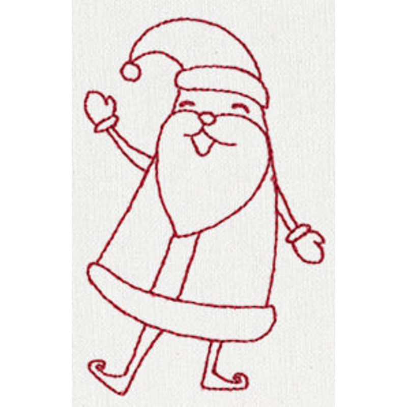 Dancing Santa 5|3.86″ x 2.44″ / 98mm x 62mm