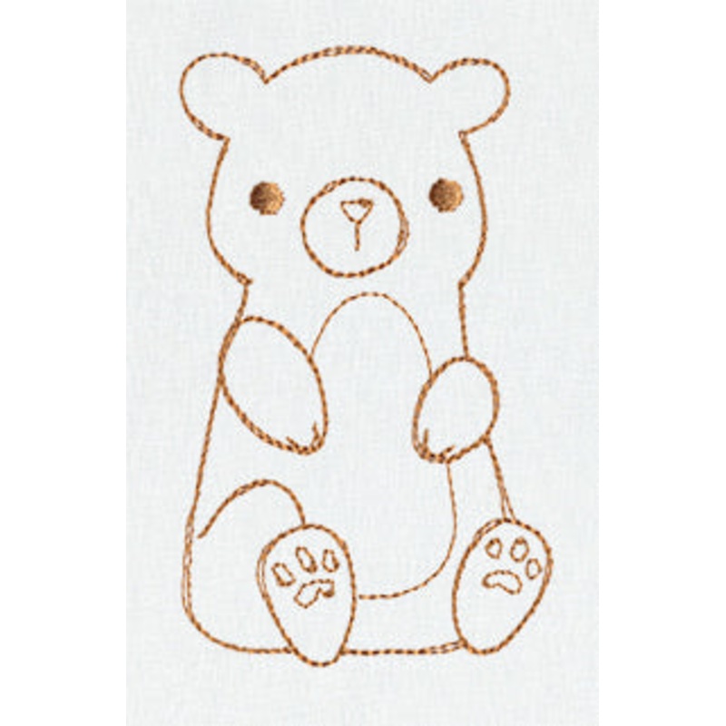Friends Border – Bear|3.86″ x 2.32″ / 98mm x 59mm