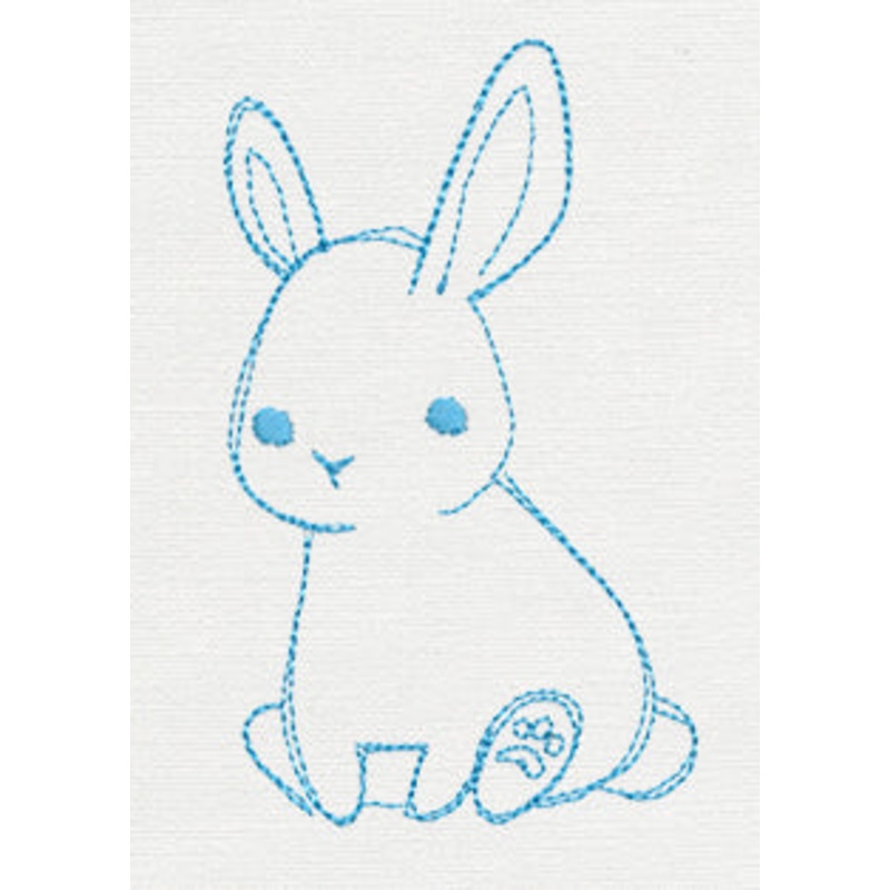 Friends Border – Bunny|3.86″ x 2.28″ / 98mm x 58mm