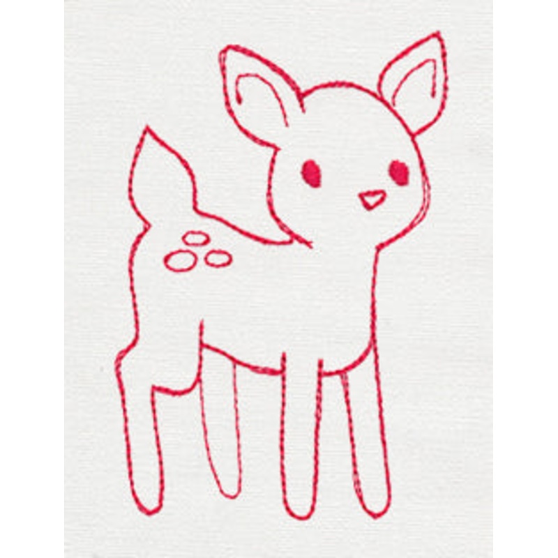 Friends Border – Fawn|3.86″ x 2.56″ / 98mm x 65mm