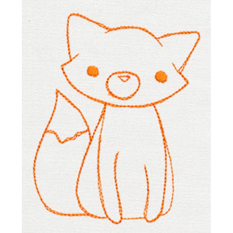 Friends Border – Fox|3.86″ x 3.03″ / 98mm x 77mm