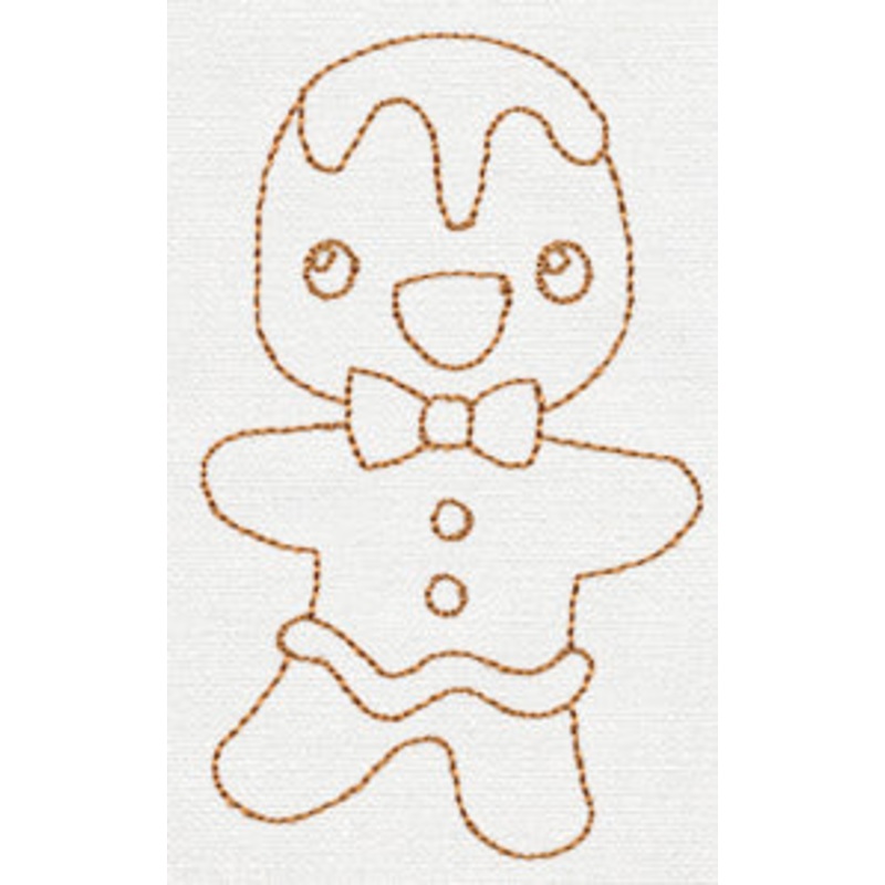 Gingerbread Kid 3|3.86″ x 2.36″ / 98mm x 60mm