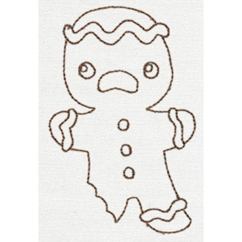 Gingerbread Kid 5|3.86″ x 2.56″ / 98mm x 65mm
