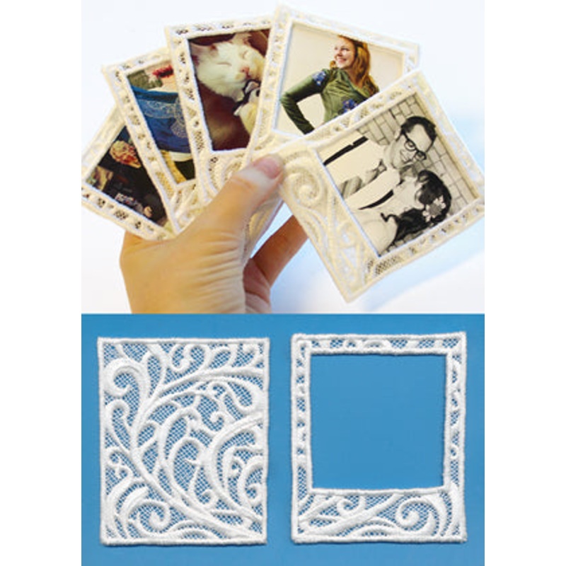 Instant Frame (Lace)|3.9″ x 3.31″ / 99mm x 84mm
