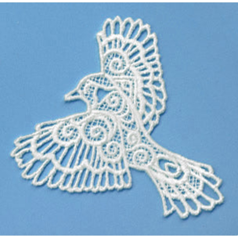 Lacewing – Blue Jay (Lace)|3.82″ x 3.9″ / 97mm x 99mm