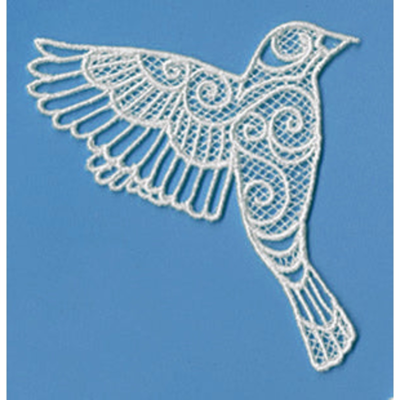 Lacewing – Bunting (Lace)|3.9″ x 3.7″ / 99mm x 94mm