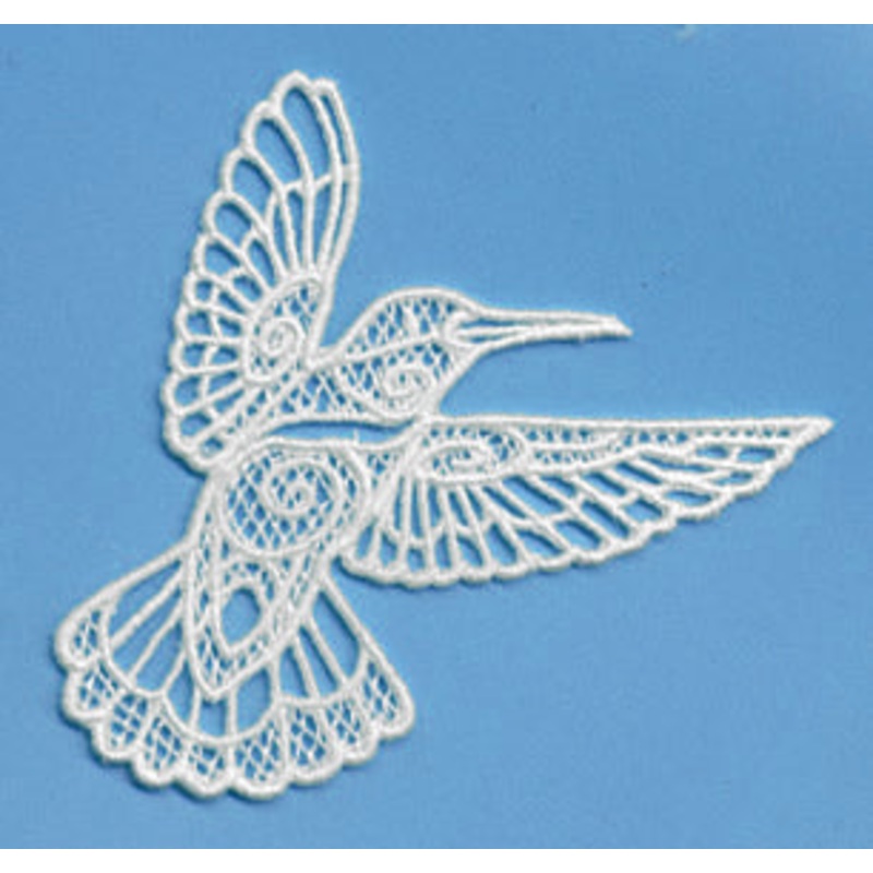 Lacewing – Hummingbird (Lace)|3.66″ x 3.9″ / 93mm x 99mm
