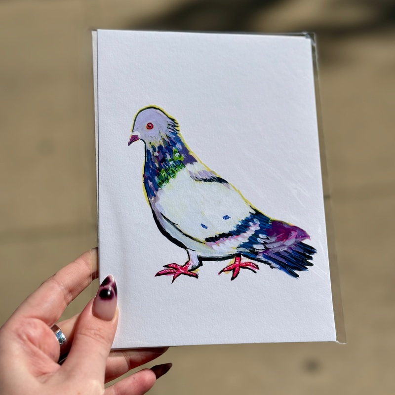 Pigeon Study Gicle Print