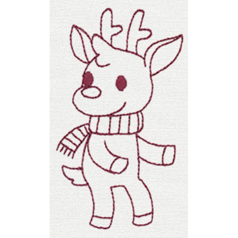 Prancing Reindeer 1|3.86″ x 2.17″ / 98mm x 55mm
