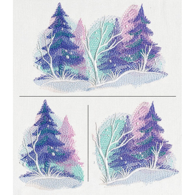 Winter Wonderland (Split)|3.86″ x 3.82″ / 98mm x 97mm