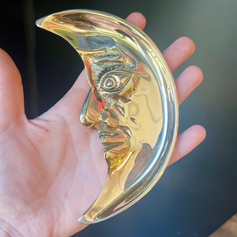Brass Moon Tray