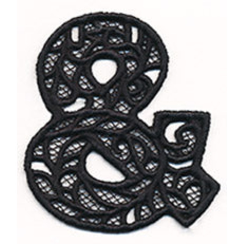 Bunting Punctuation – Ampersand (Lace)