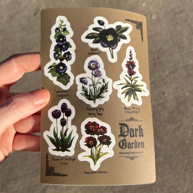 Dark Garden Sticker Sheet