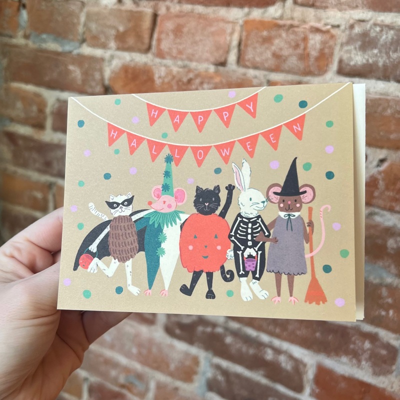 Halloween Critters Greeting Card