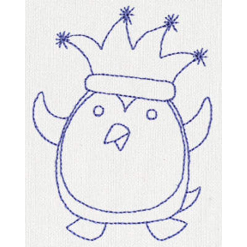 Happy Penguin 4|3.86″ x 2.91″ / 98mm x 74mm