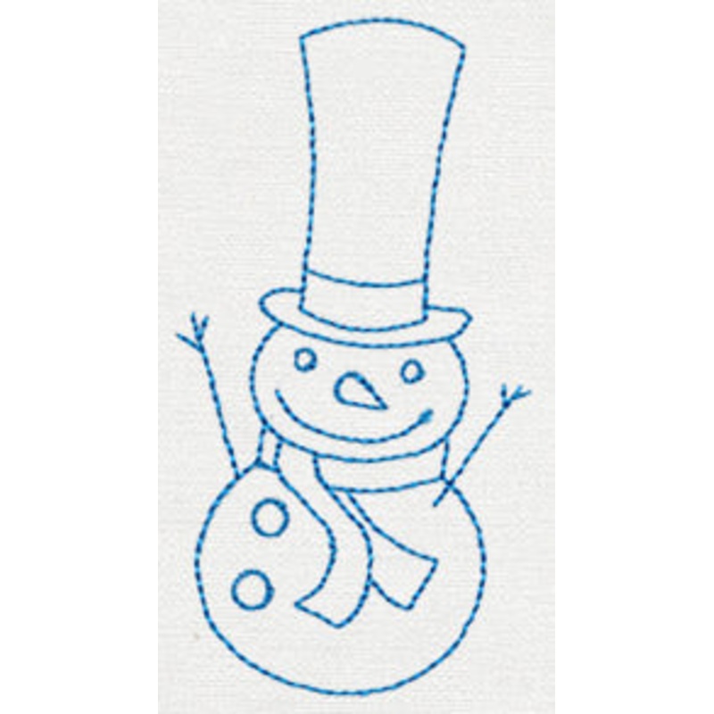 Jolly Snowman 1|3.86″ x 2.05″ / 98mm x 52mm