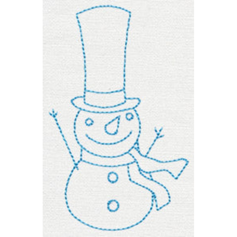 Jolly Snowman 3|3.86″ x 2.09″ / 98mm x 53mm