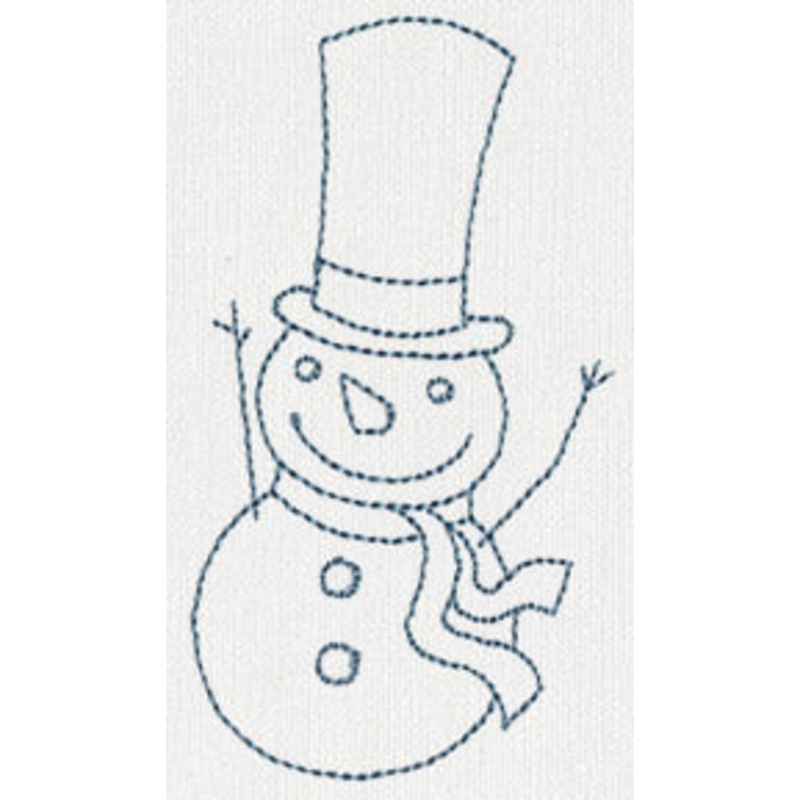 Jolly Snowman 5|3.86″ x 2.44″ / 98mm x 62mm