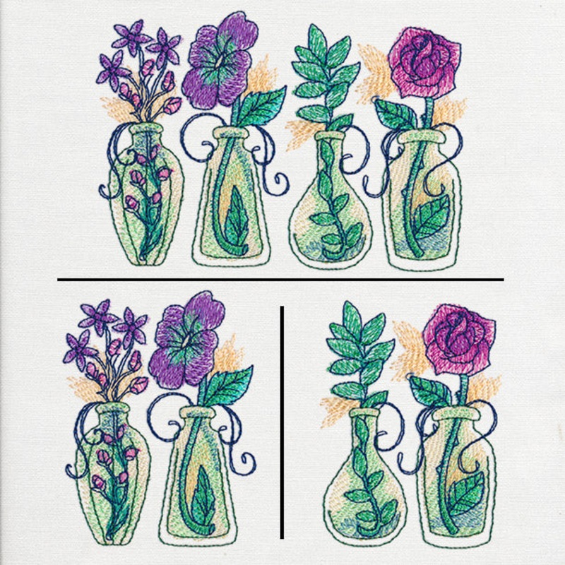 Kaleidoscope Blooms – Vials (Split)