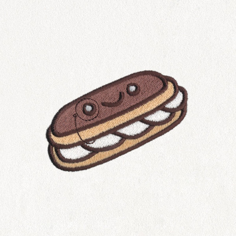 Kawaii Treats – Eclair|2.17″ x 2.91″ / 55mm x 74mm
