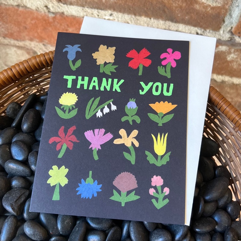 Little Flowers Thank You Card