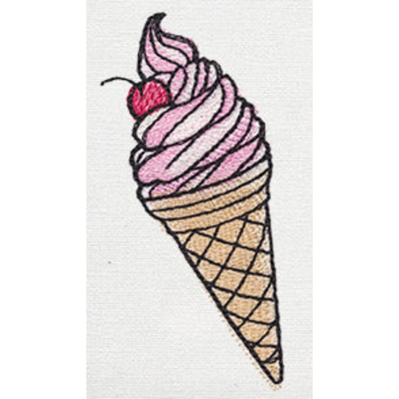 Oh Sugar Border – Ice Cream Cone