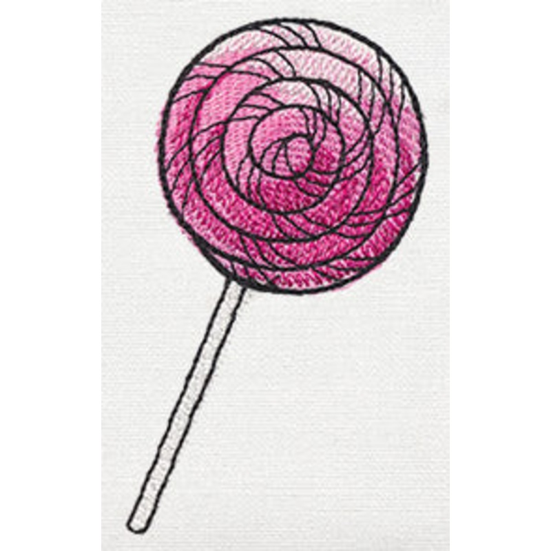 Oh Sugar Border – Lollipop|3.86″ x 2.28″ / 98mm x 58mm