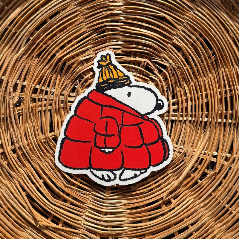 Puffer Snoopy Sticker
