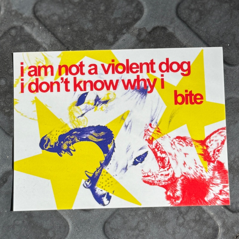 Violent Dog Sticker