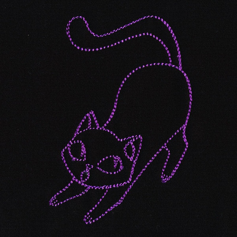 Creepy Characters Border – Cat
