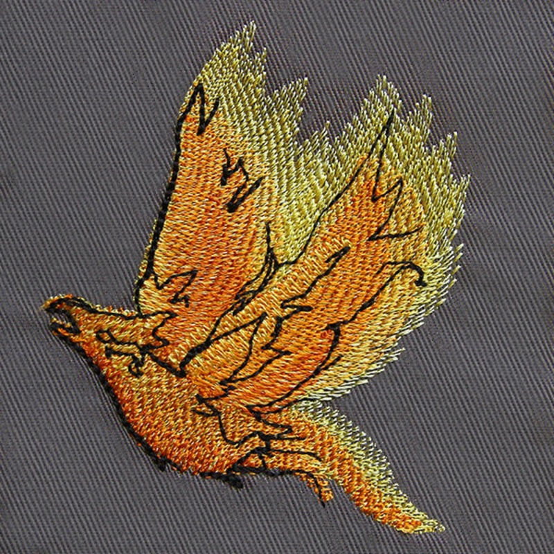 Four Elements Birds – Fire|3.46″ x 2.87″ / 88mm x 73mm