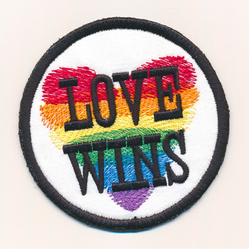 Love Wins (Patch)|3.35″ x 3.35″ / 85mm x 85mm