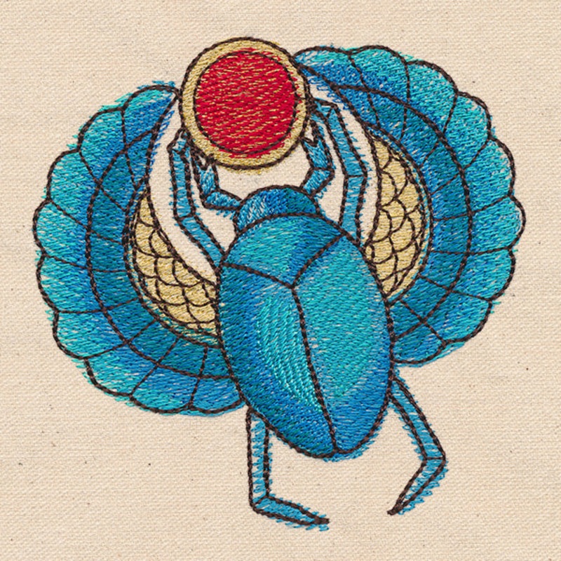 Passport to Egypt – Scarab|3.82″ x 3.86″ / 97mm x 98mm