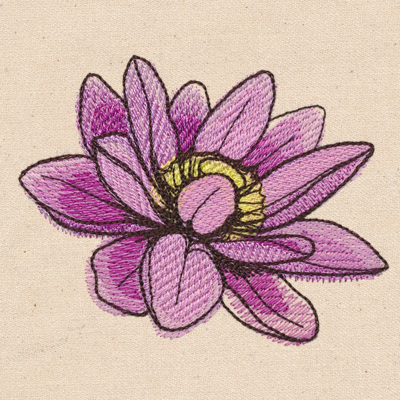 Passport to India – Lotus|3.27″ x 3.86″ / 83mm x 98mm
