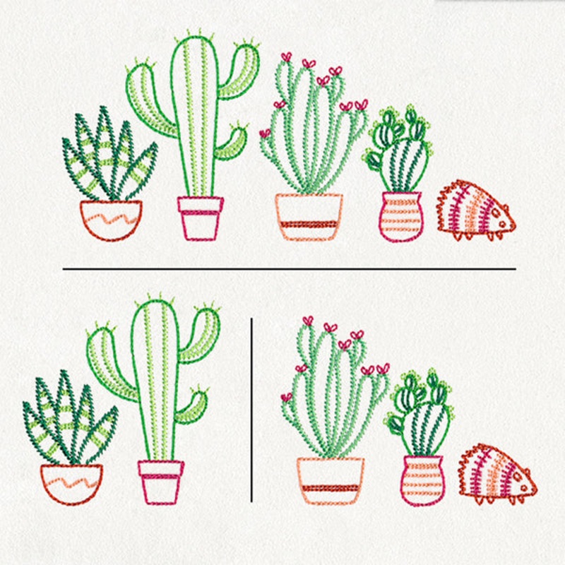 Prickly (Split)|2.87″ x 3.9″ / 73mm x 99mm