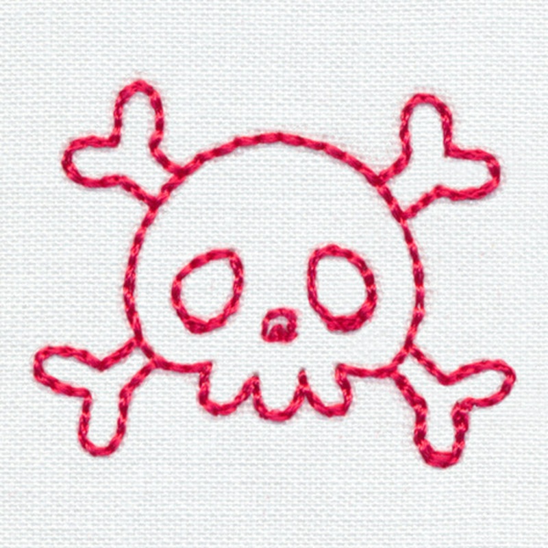 Skully Border – Skull 1|1.18″ x 1.54″ / 30mm x 39mm