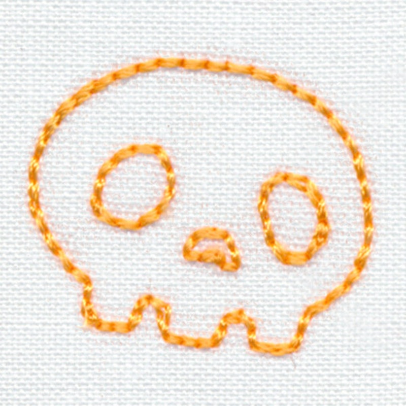 Skully Border – Skull 2|0.87″ x 1.02″ / 22mm x 26mm