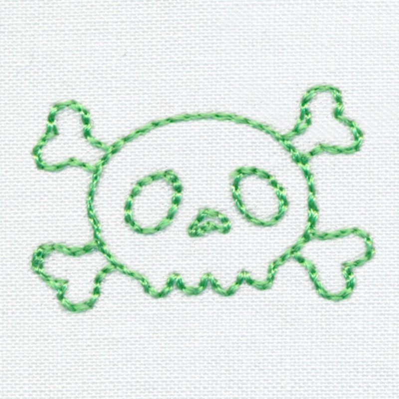 Skully Border – Skull 4|0.94″ x 1.46″ / 24mm x 37mm