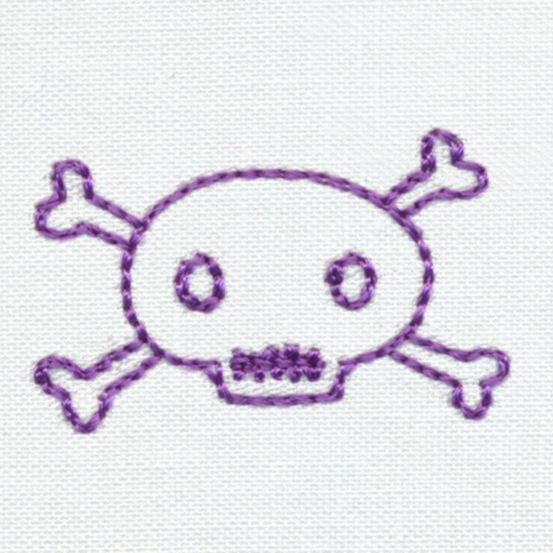 Skully Border – Skull 6|0.94″ x 1.5″ / 24mm x 38mm