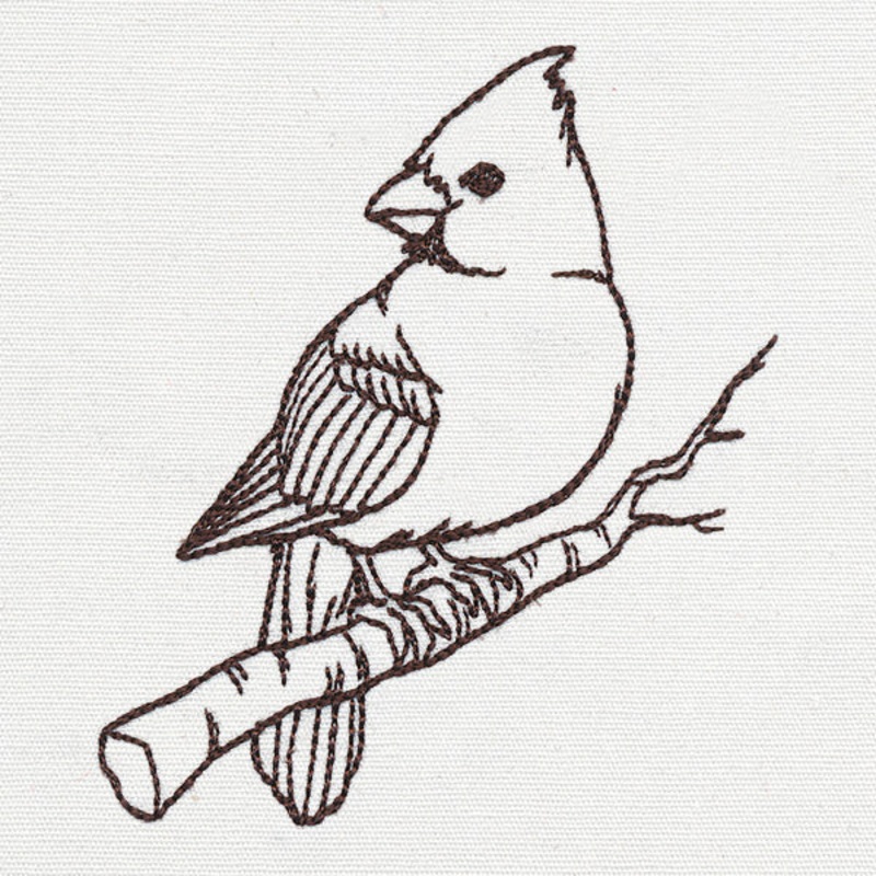 Yuletide Medley – Cardinal|3.86″ x 3.43″ / 98mm x 87mm