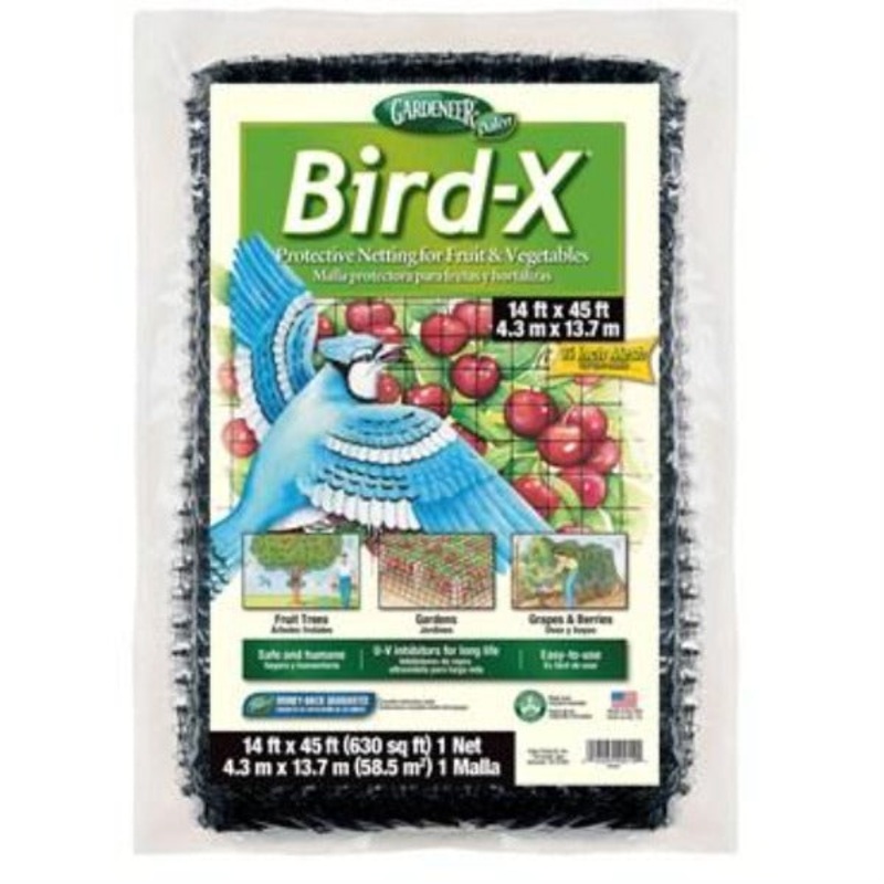 Bird-X Bird Netting|7 Feet x 20 Feet|14 Feet x 45 Feet|28 Feet x 28 Feet
